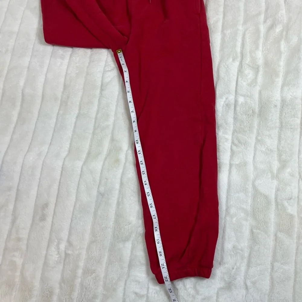 Gap Kids L/10 Unisex Modern Red Fall Winter Comfy Lounge School Jogger Sweatpant
